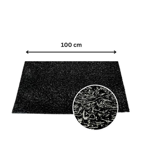 KIVIRCIK PLASTİK PASPAS SİYAH 14 mm Ağırlık: 3kg/m2