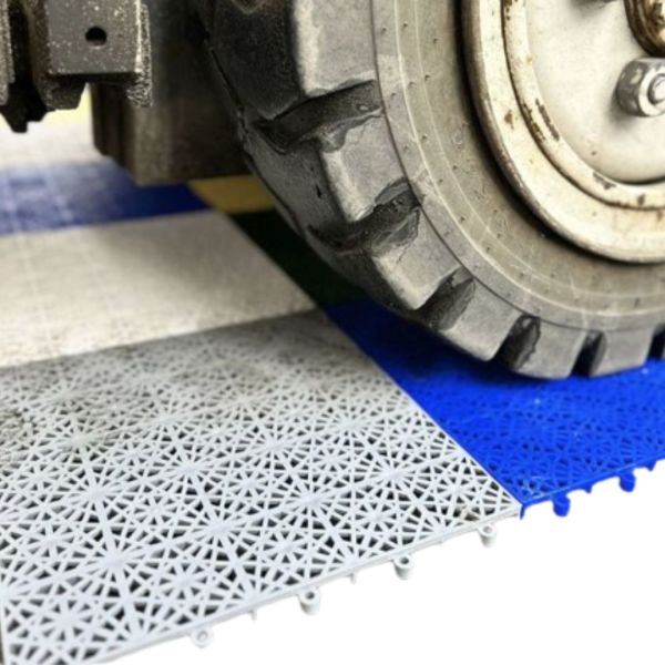 Plastik Geçmeli Demonte Yer Karosu Gri ( 9 Adet )